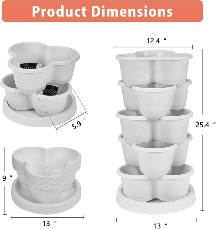 VECELO 5-Tier Vertical Planter