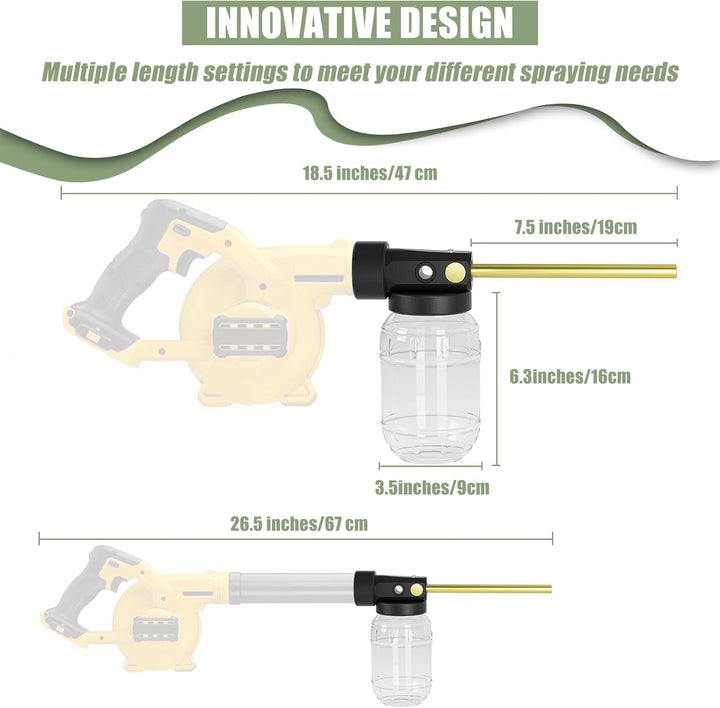 Diatomaceous Earth Duster for DeWalt 20V Blower