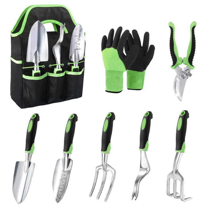 8-Piece Garden Tools Set with Storage Bag