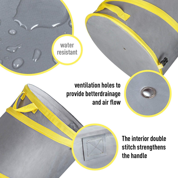 Jardineer 30-Gal Collapsible Garden Trash Can