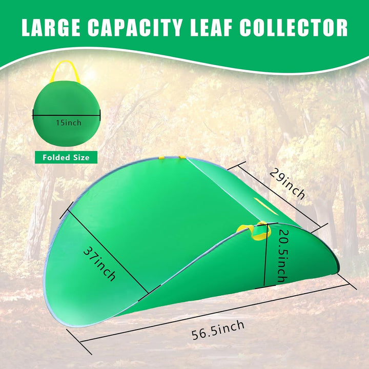 UQM Portable Leaf Collector – Foldable Reusable Yard Bag