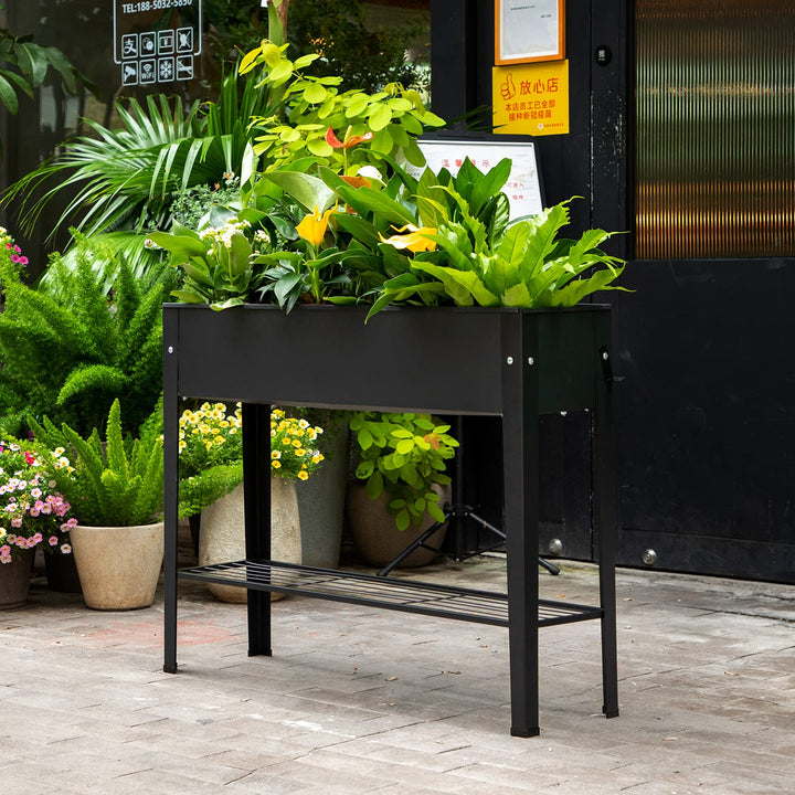 Piksedo Raised Metal Garden Bed