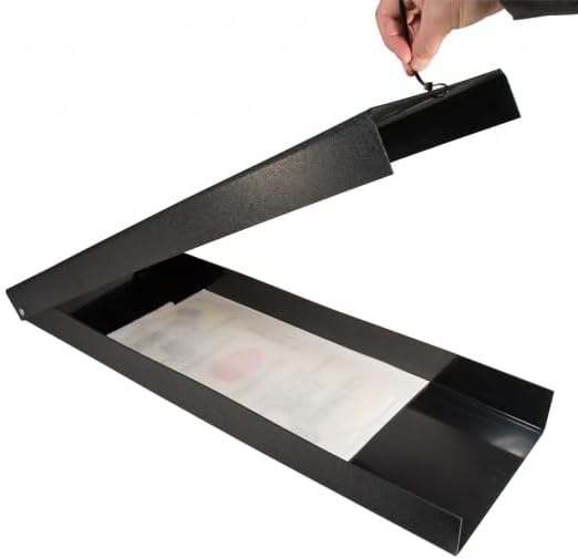 Lift-Top Size 32"x10"x3"W/ 3 Large Catch Inserts