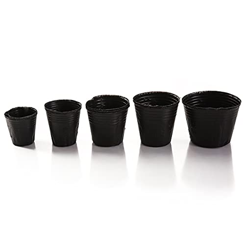 100pcs Plastic Nursery Pots – Medium