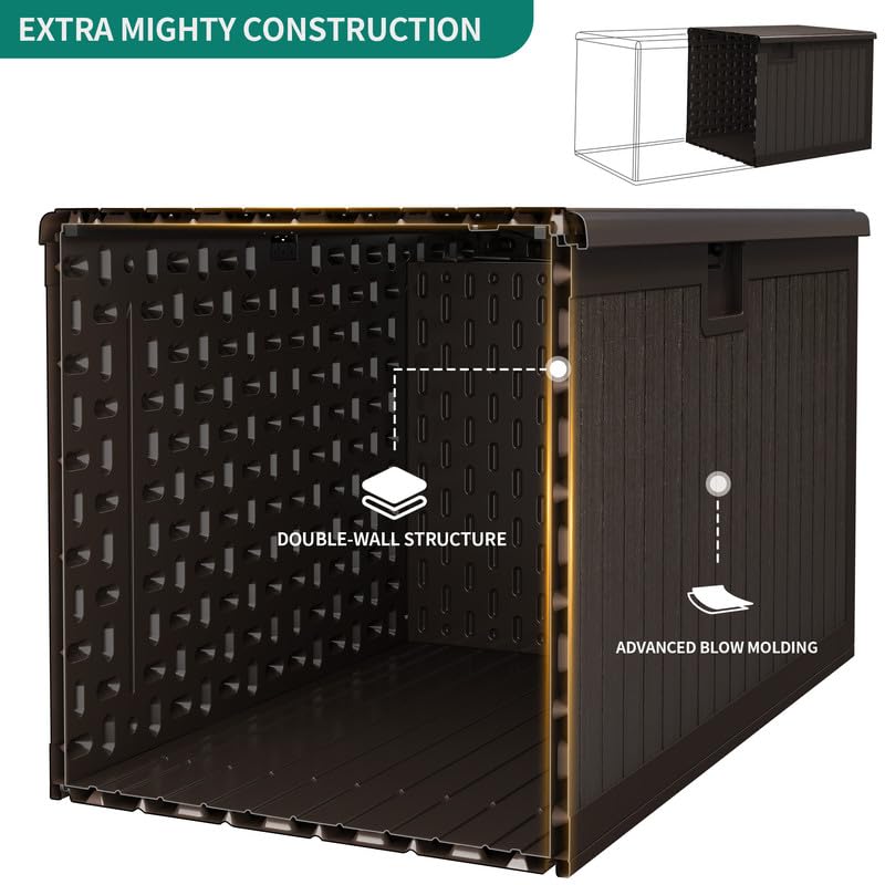 YITAHOME 260-Gallon Double-Wall Deck Box