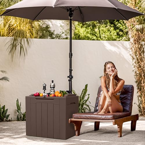 Devoko 100-Gallon Resin Deck Box