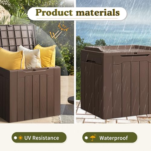 Devoko 100-Gallon Resin Deck Box