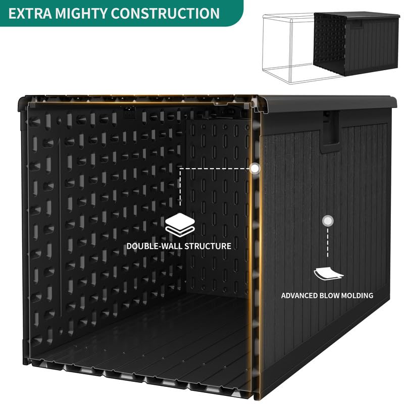 YITAHOME 260-Gallon Double-Wall Deck Box