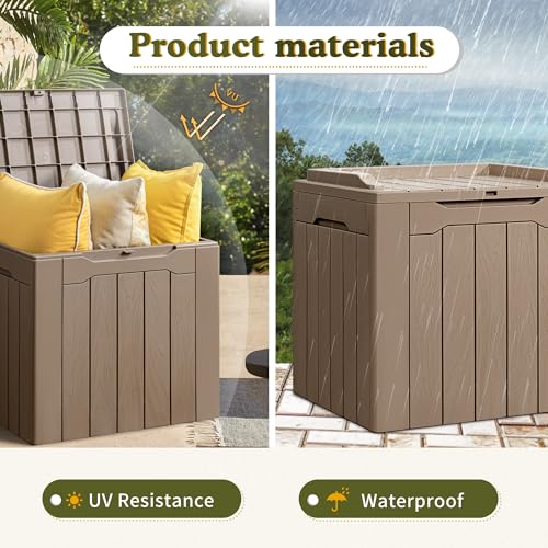 Devoko 100-Gallon Resin Deck Box