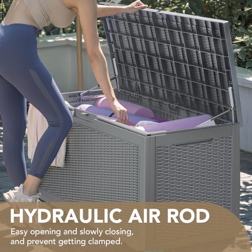 Devoko 100-Gallon Resin Deck Box