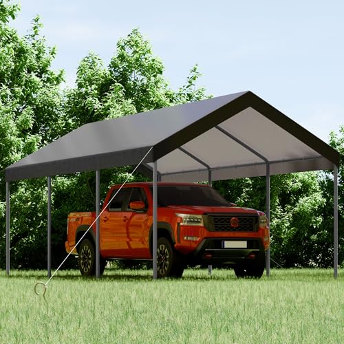 10x20 Ft Shintenchi Heavy-Duty Carport