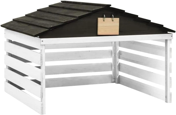 Wooden Robotic Lawn Mower Garage Shelter