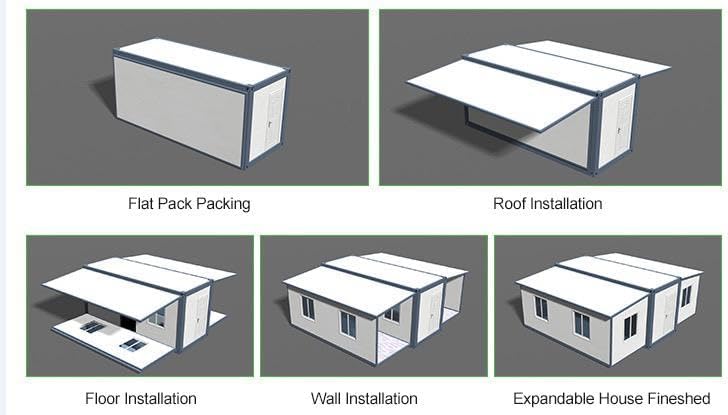 CE Certified Expandable Prefab Tiny Home
