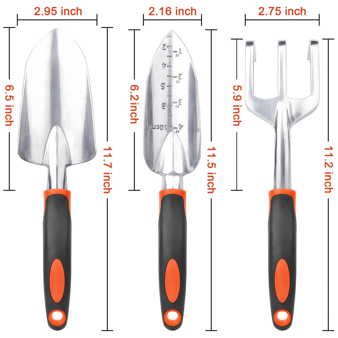 3-Piece Heavy Duty Garden Tools Set