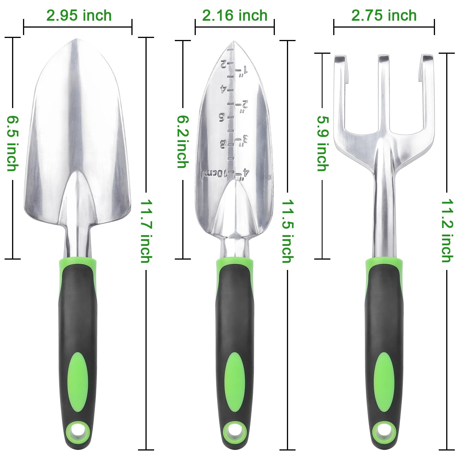 3-Piece Heavy Duty Garden Tools Set