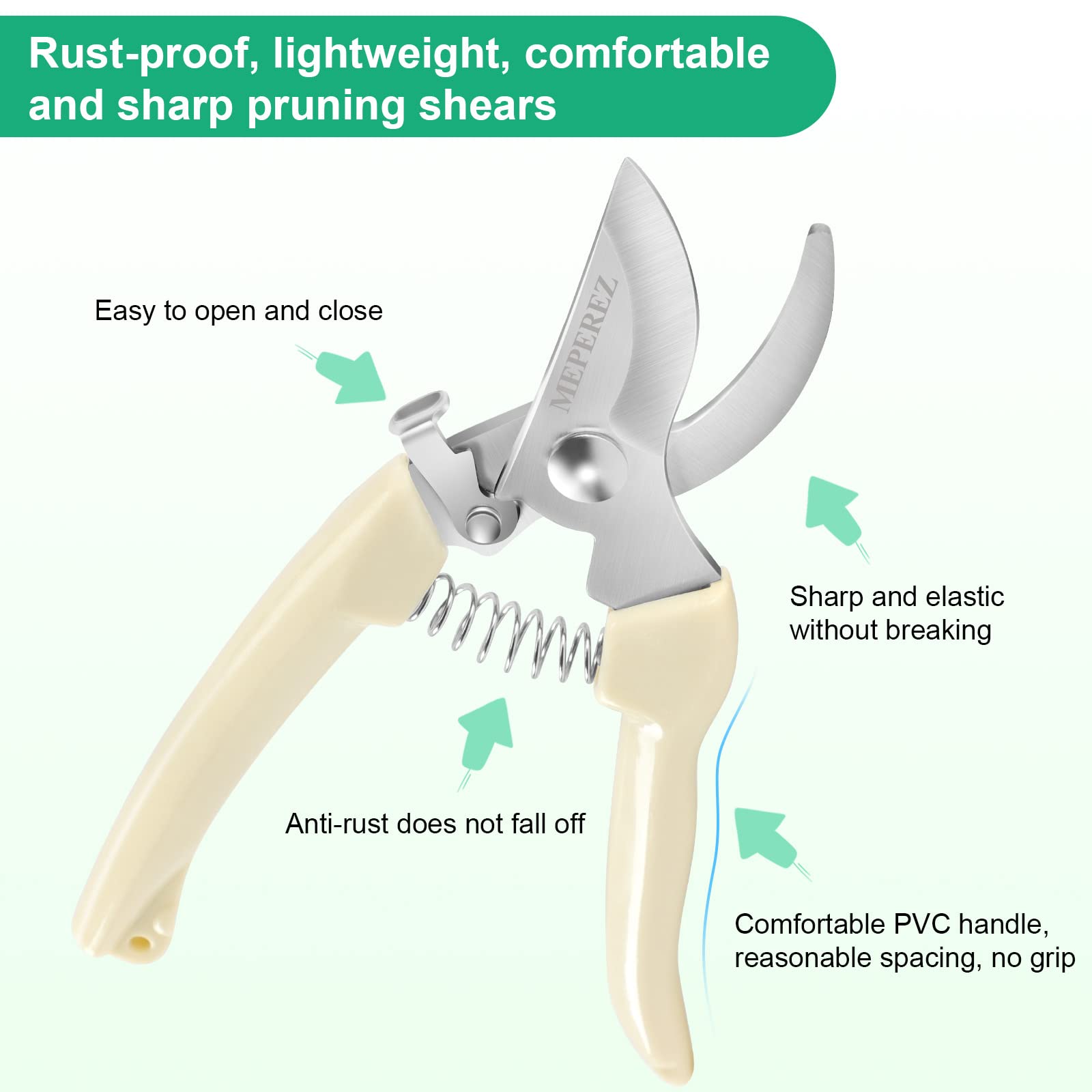 German Steel Pruning Shears