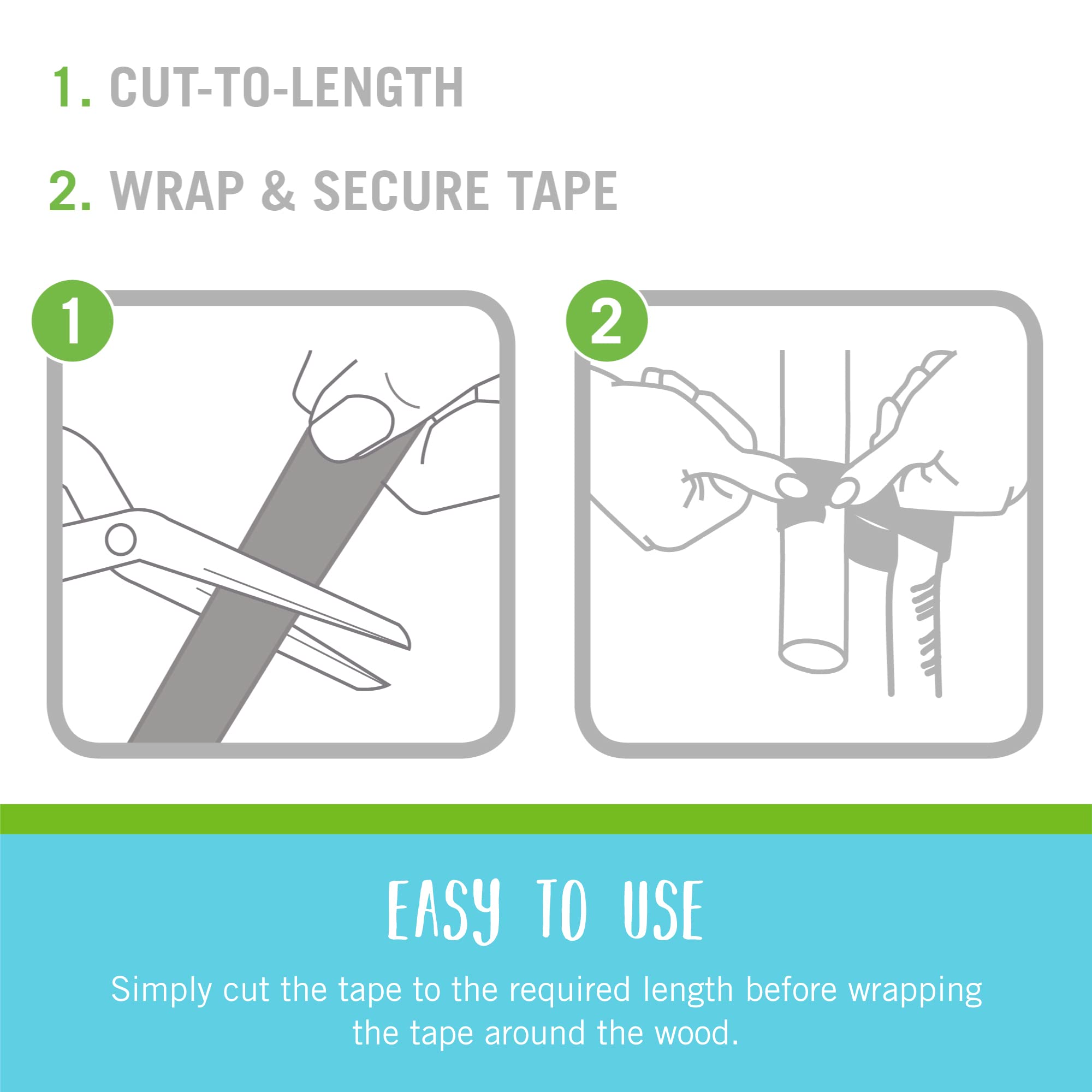 VELCRO Plant Ties, 75ft Green Tape