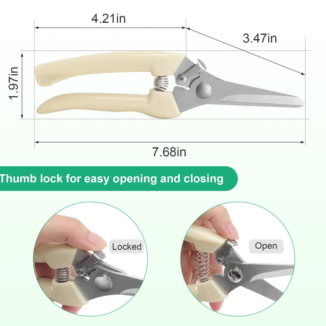 German Steel Pruning Shears