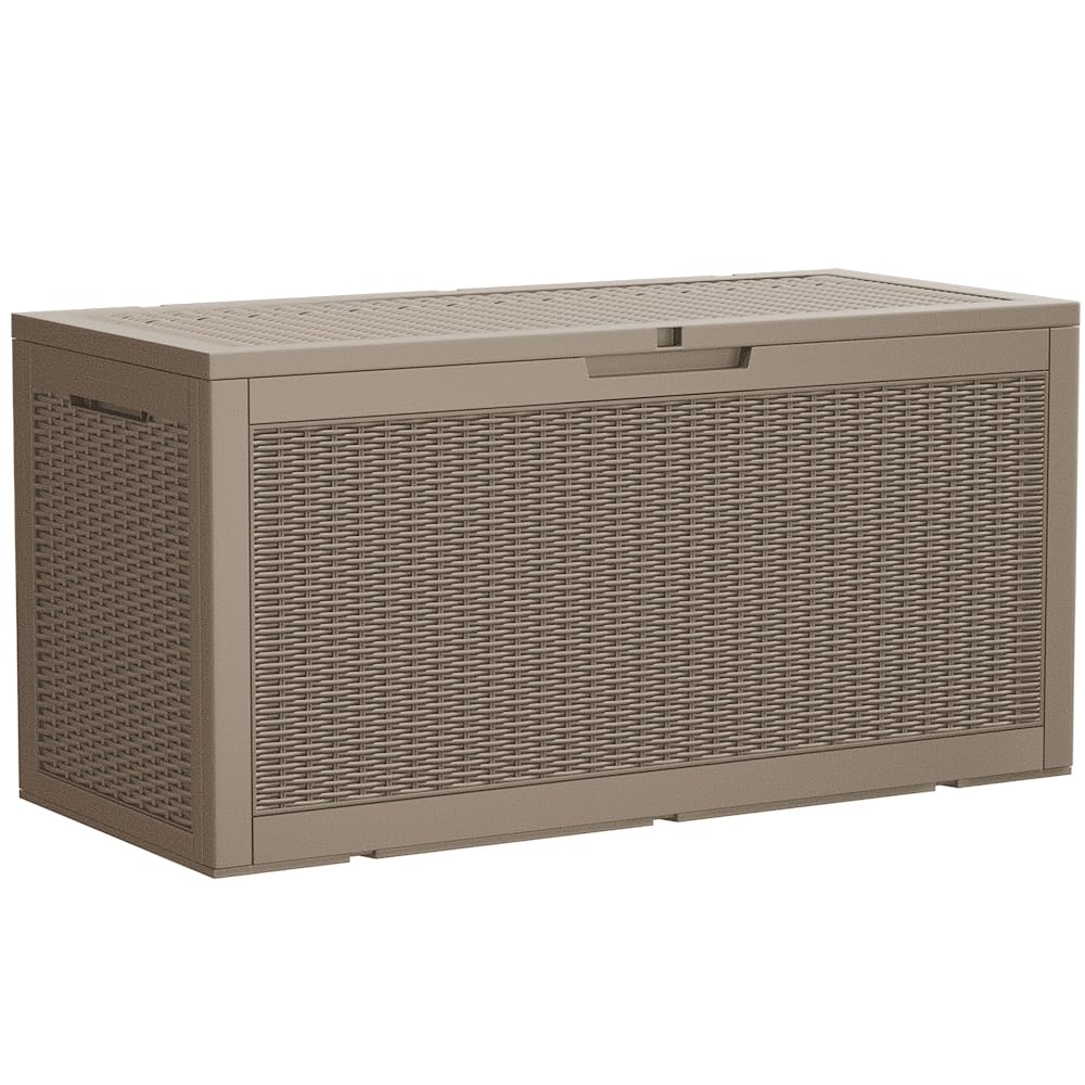 Devoko 100-Gallon Resin Deck Box