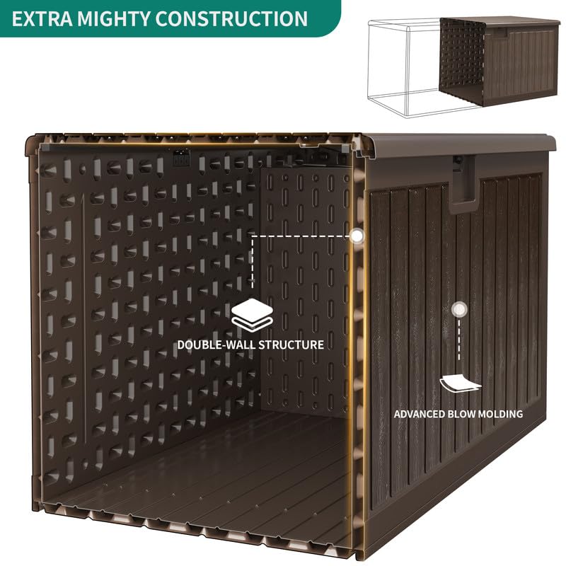 YITAHOME 260-Gallon Double-Wall Deck Box