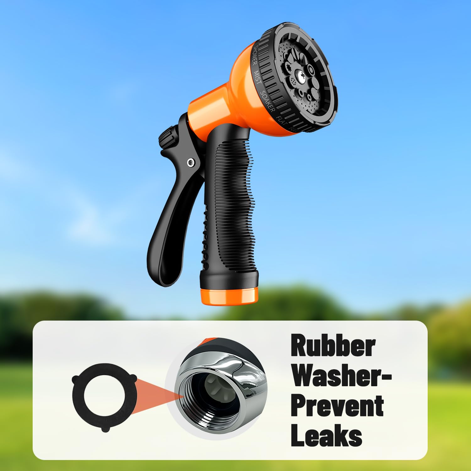 Heavy Duty Hose Nozzle Sprayer, 2 Pack