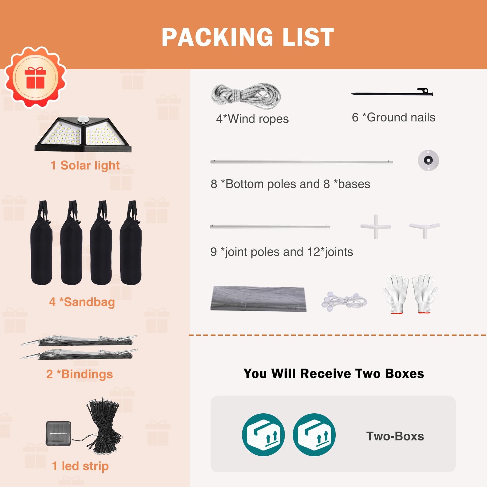 20x20 Ft 2-Car Heavy-Duty Carport