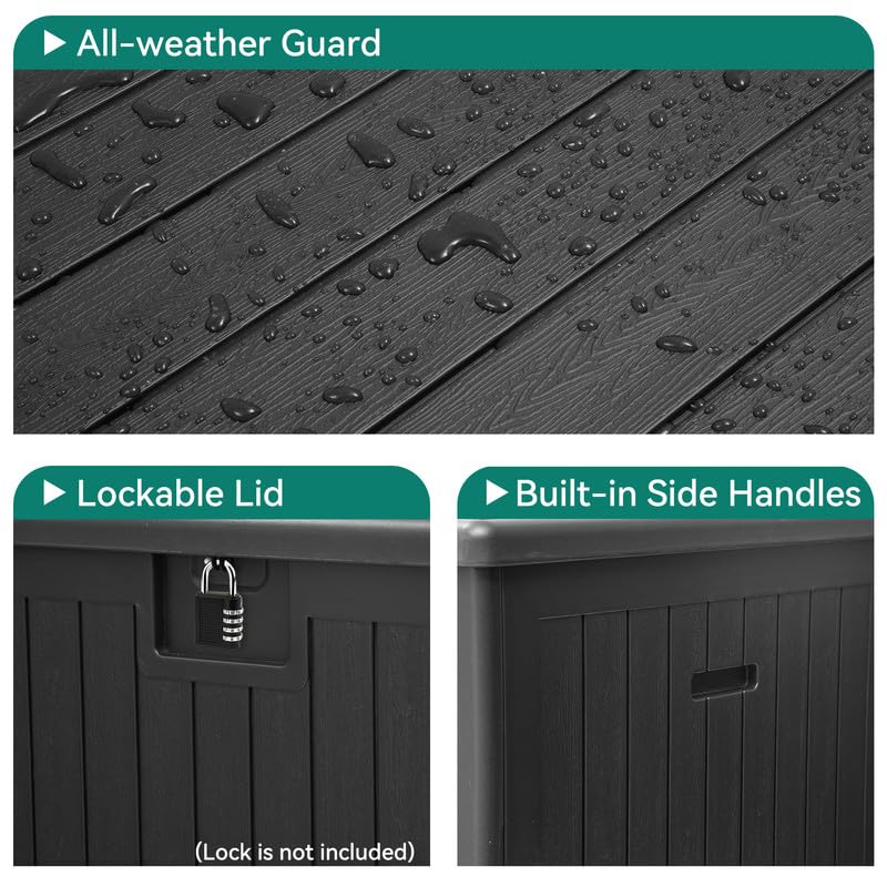 YITAHOME 260-Gallon Double-Wall Deck Box