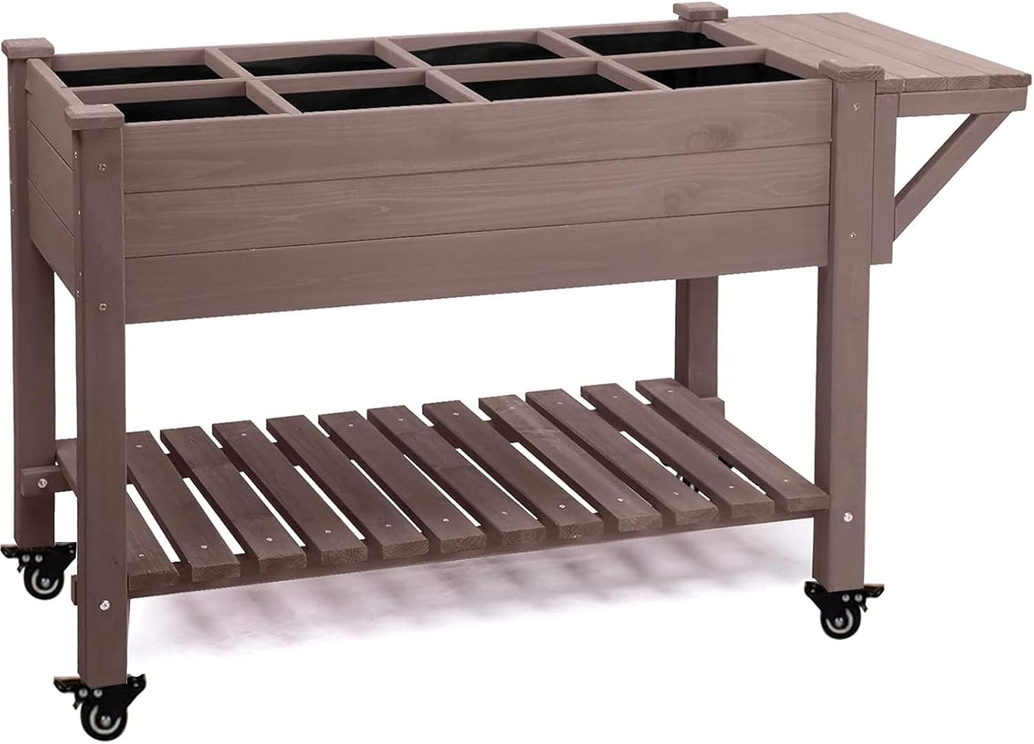 Aivituvin Raised Garden Bed with Wheels