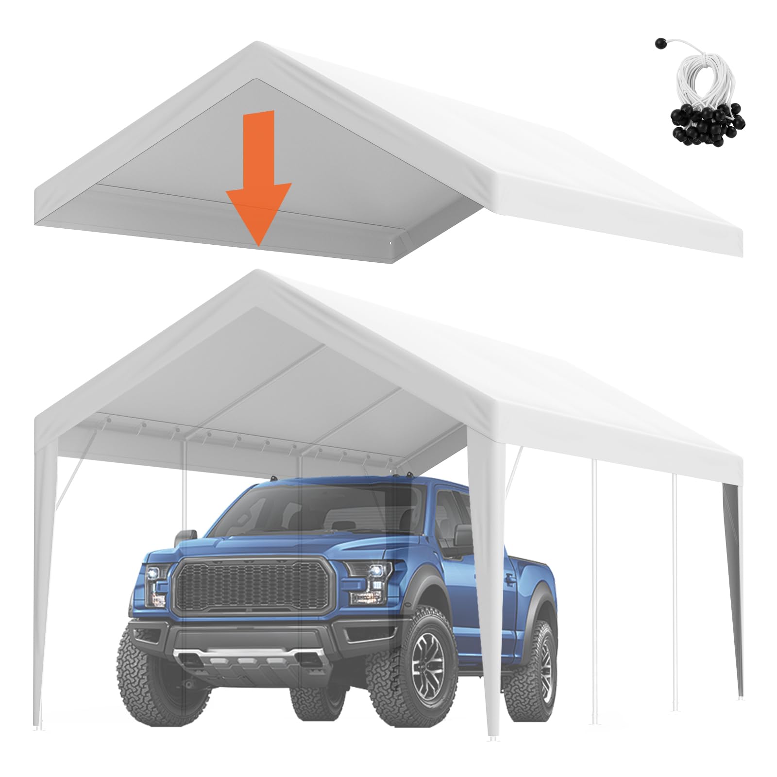 10x20 Ft VEVOR Heavy-Duty Carport