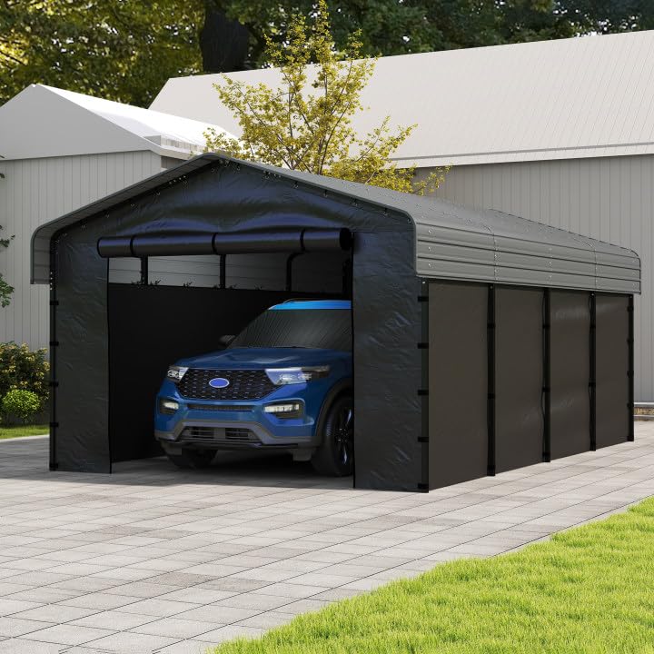 12x20 Ft Real Relax Heavy-Duty Carport