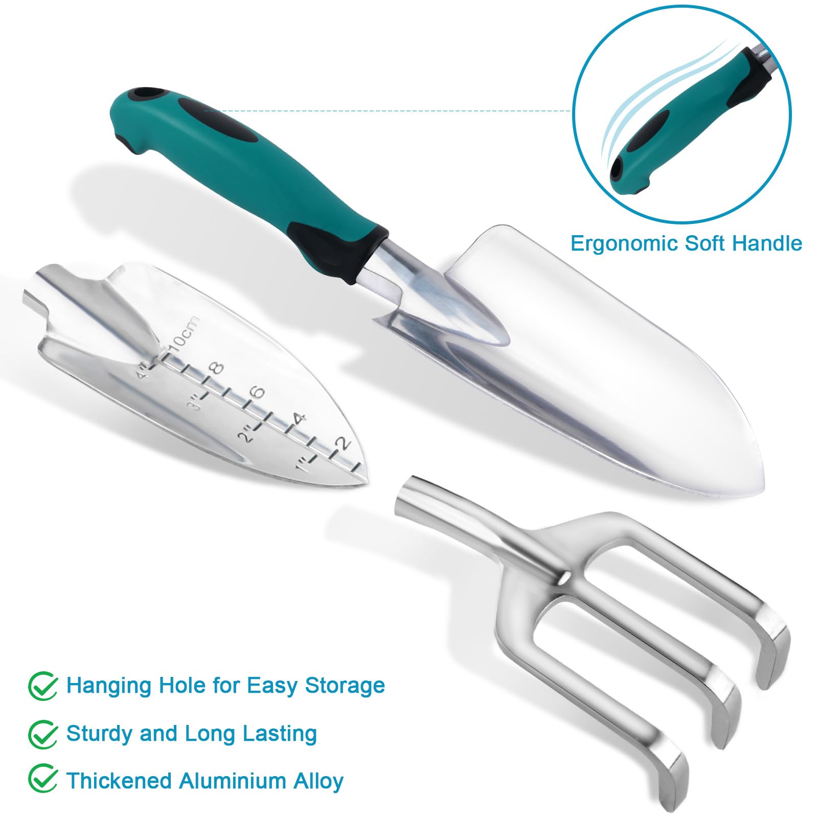 8-Piece Garden Tools Set with Storage Bag