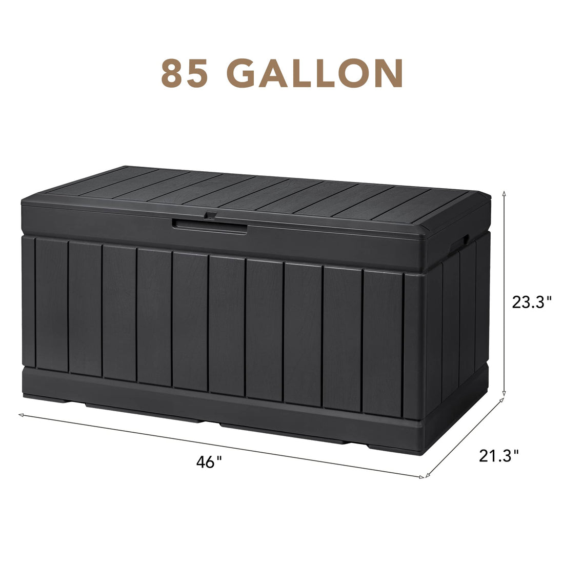 Devoko 100-Gallon Resin Deck Box