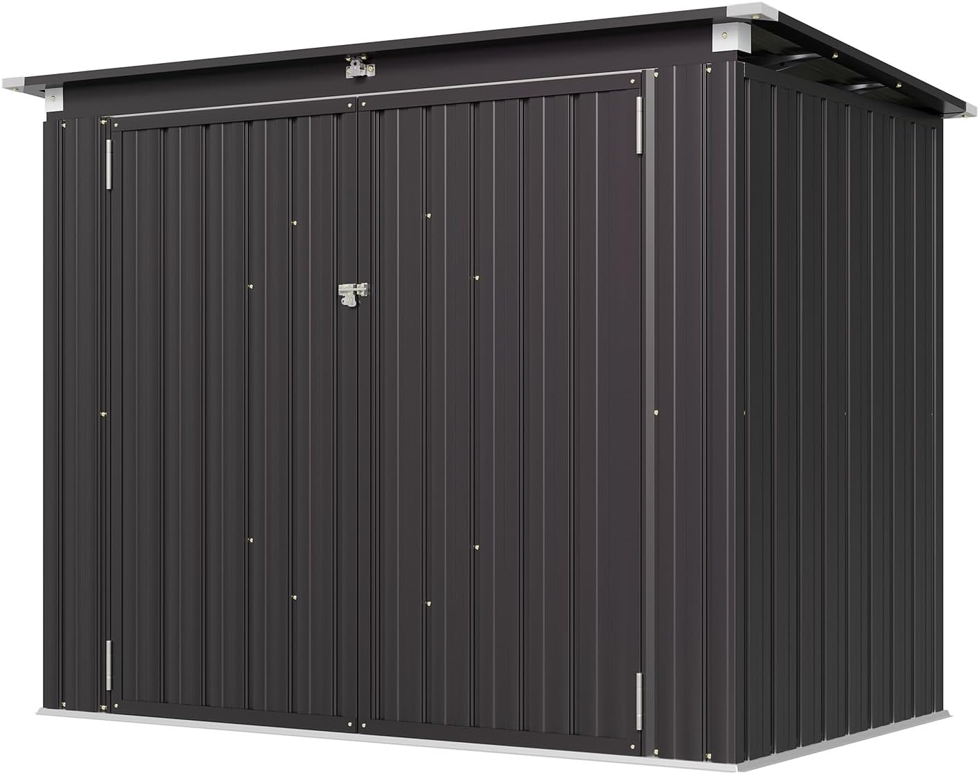 Aoxun 80 Cu.Ft Outdoor Metal Storage Shed