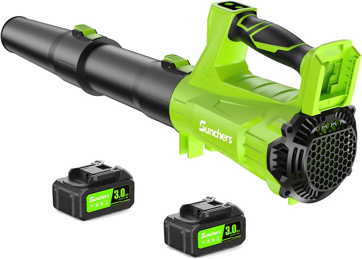 20V Cordless Leaf Blower, 2 Batteries Included