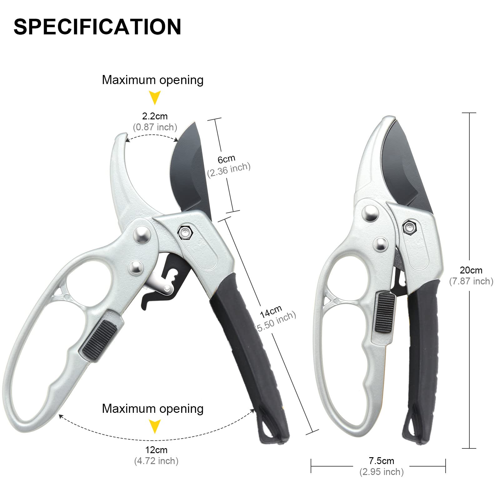 German Steel Pruning Shears