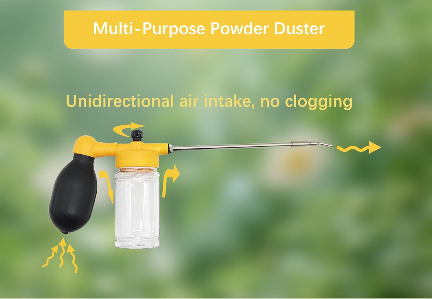 150ml Adjustable Powder Duster Bulb (11"–23")