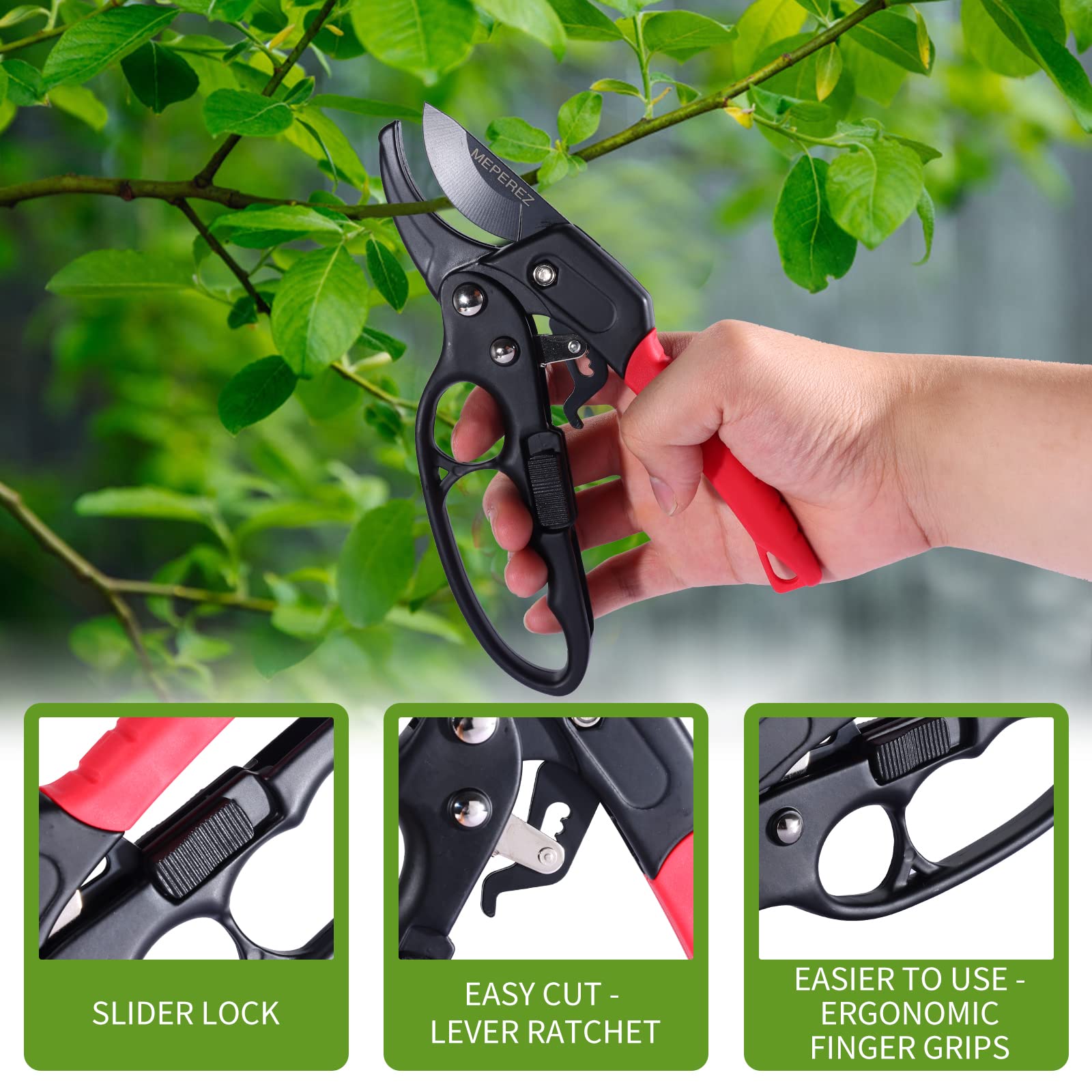 German Steel Pruning Shears