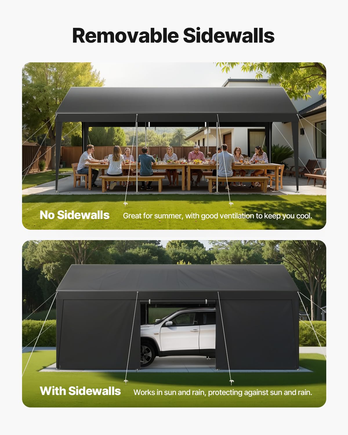 10x20 Ft VEVOR Heavy-Duty Carport