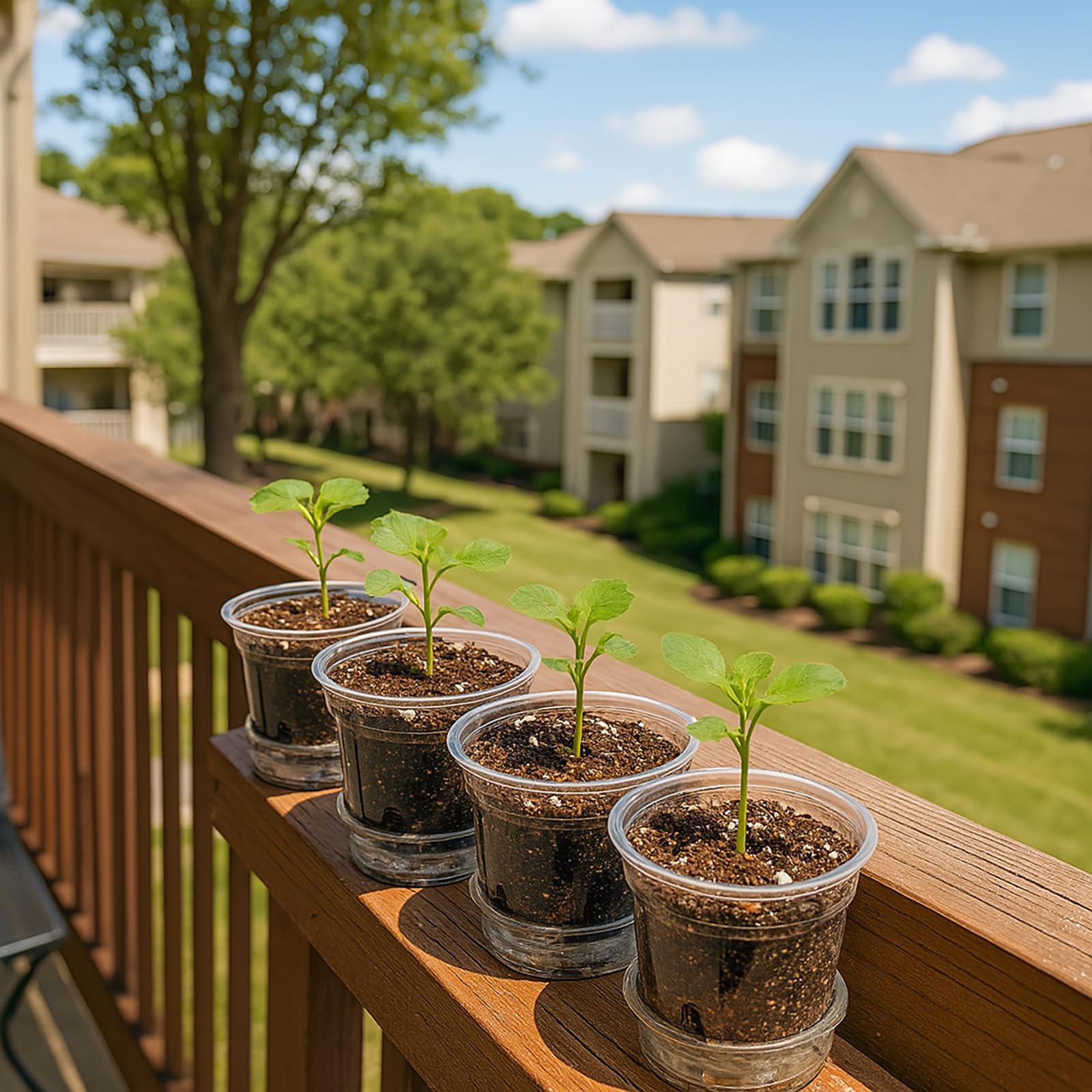 "30-Pack Clear Nursery Pots with Drainage"
