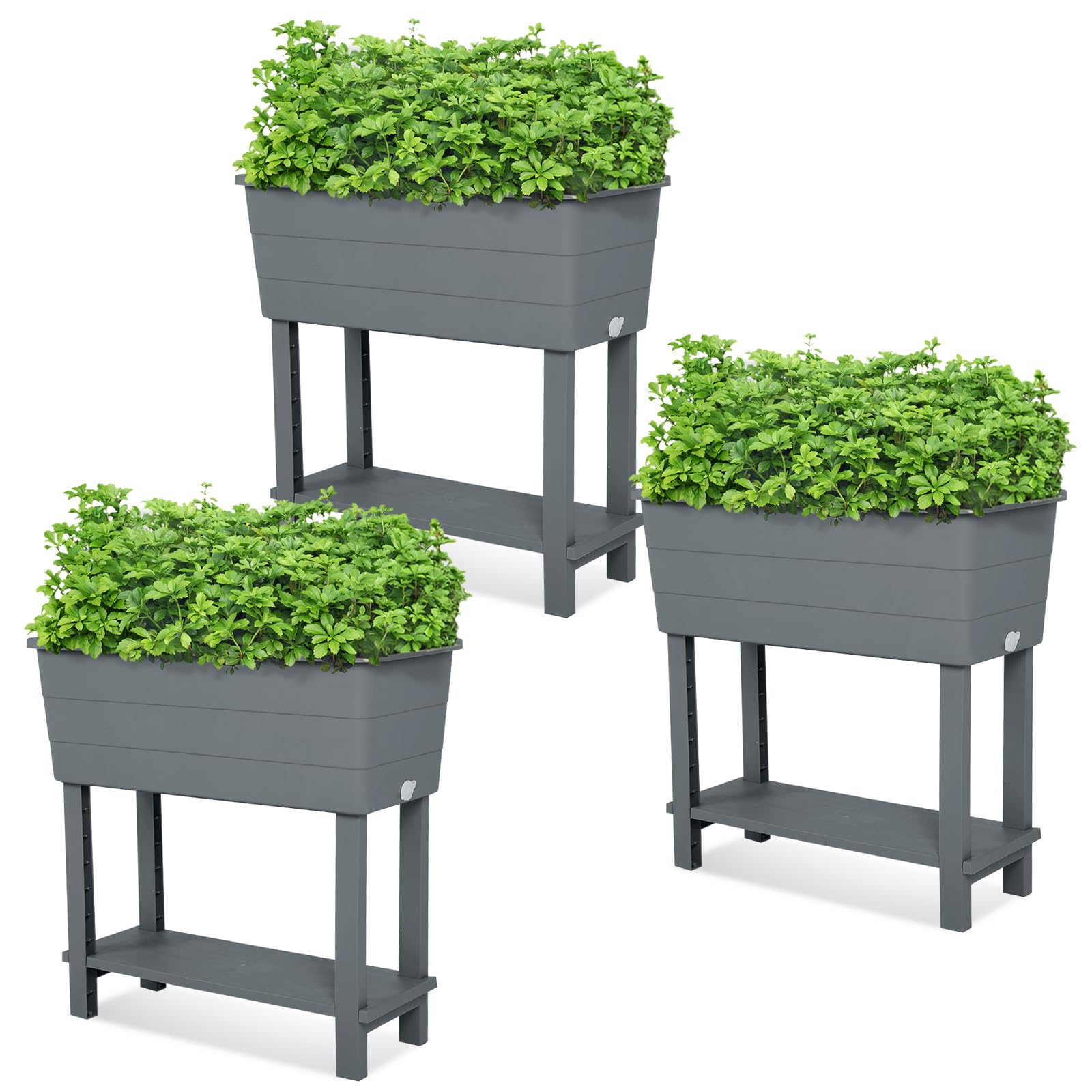 Aoodor Raised Planter Box Set of 3