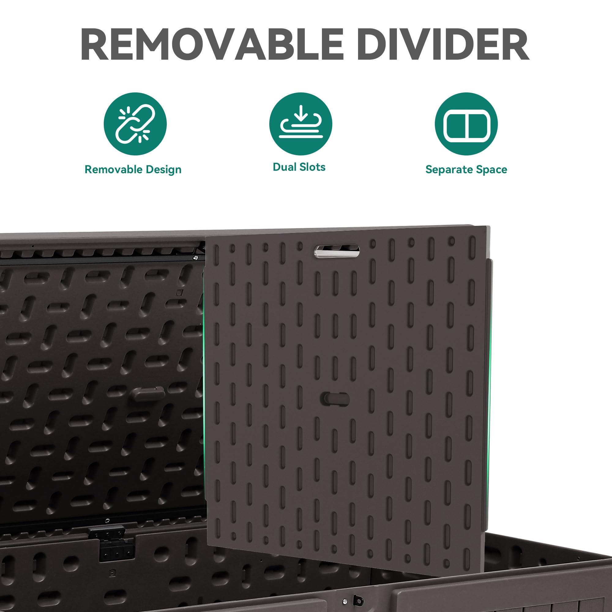 YITAHOME 260-Gallon Double-Wall Deck Box