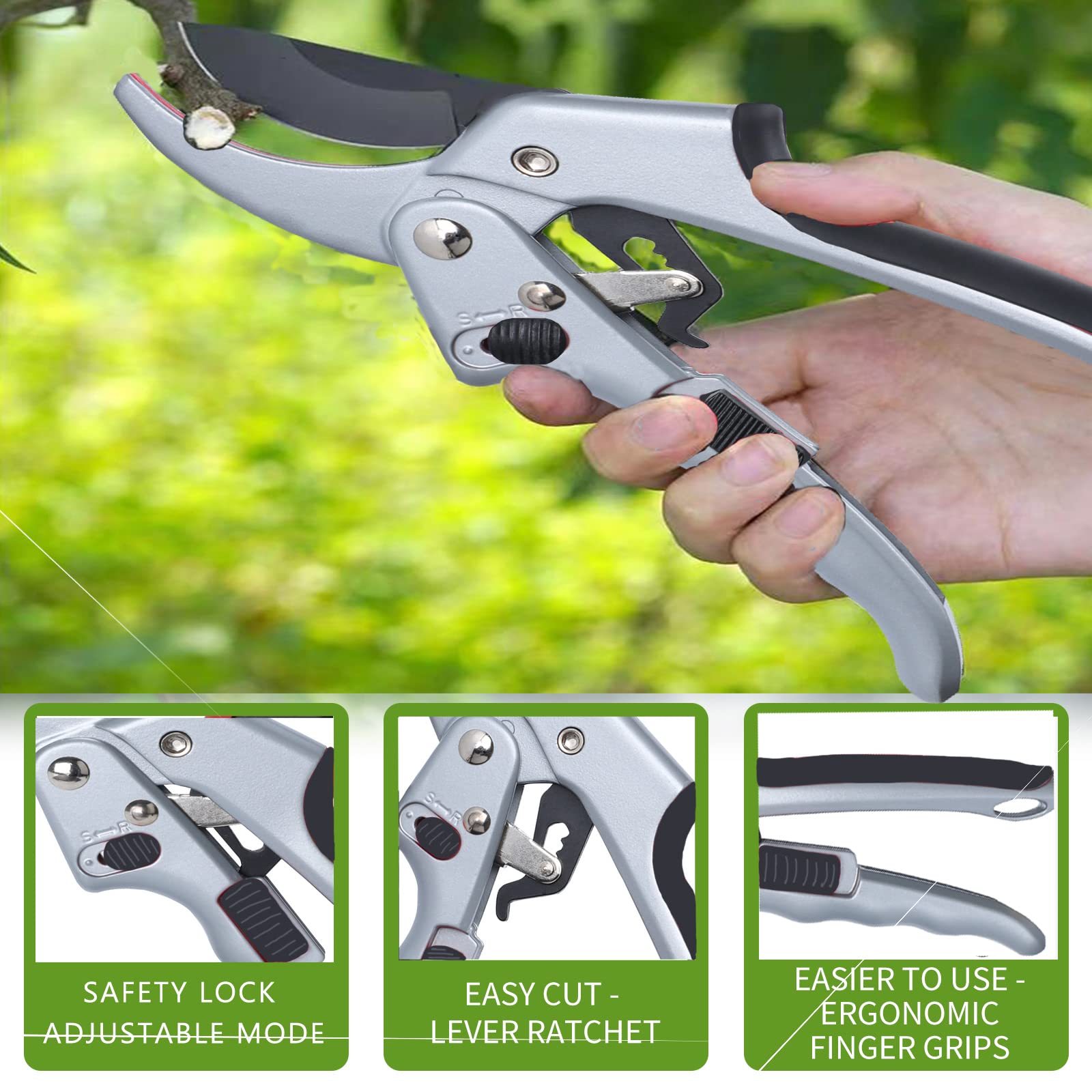 German Steel Pruning Shears