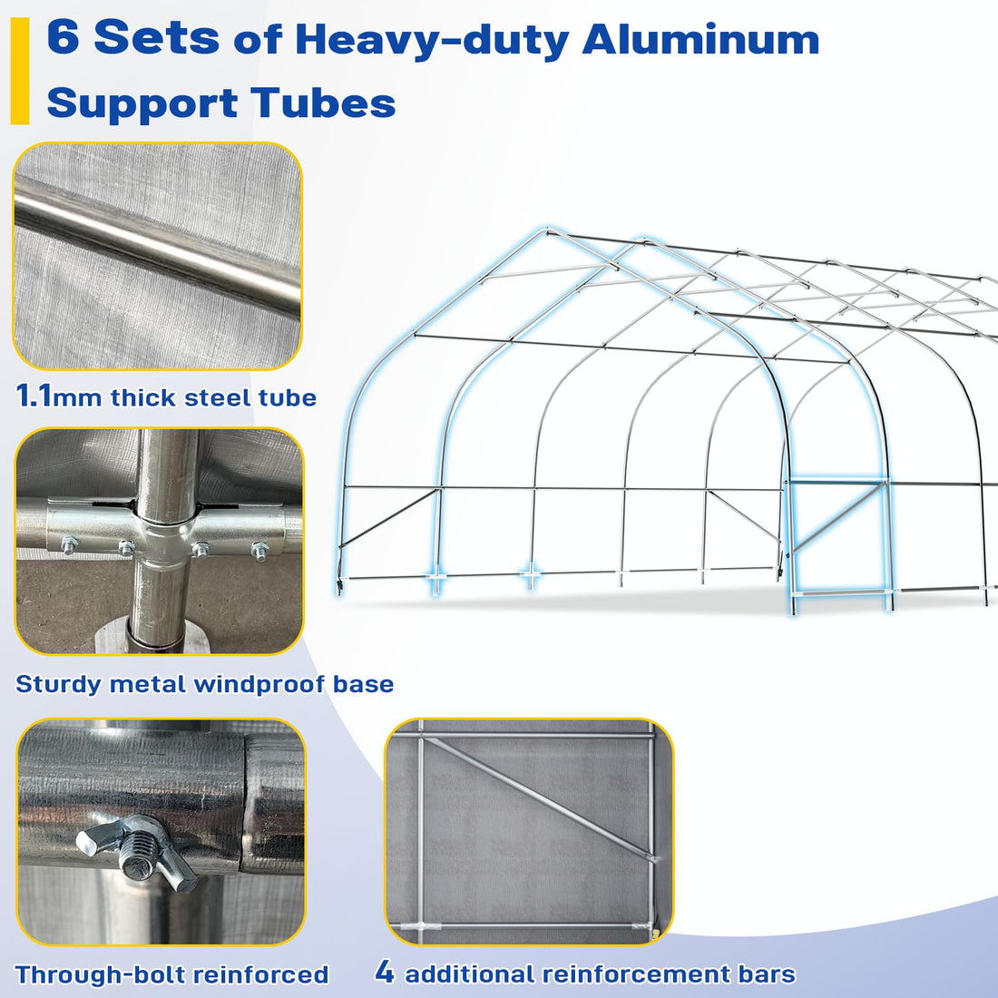 20x30 Ft EROMMY Heavy-Duty Carport