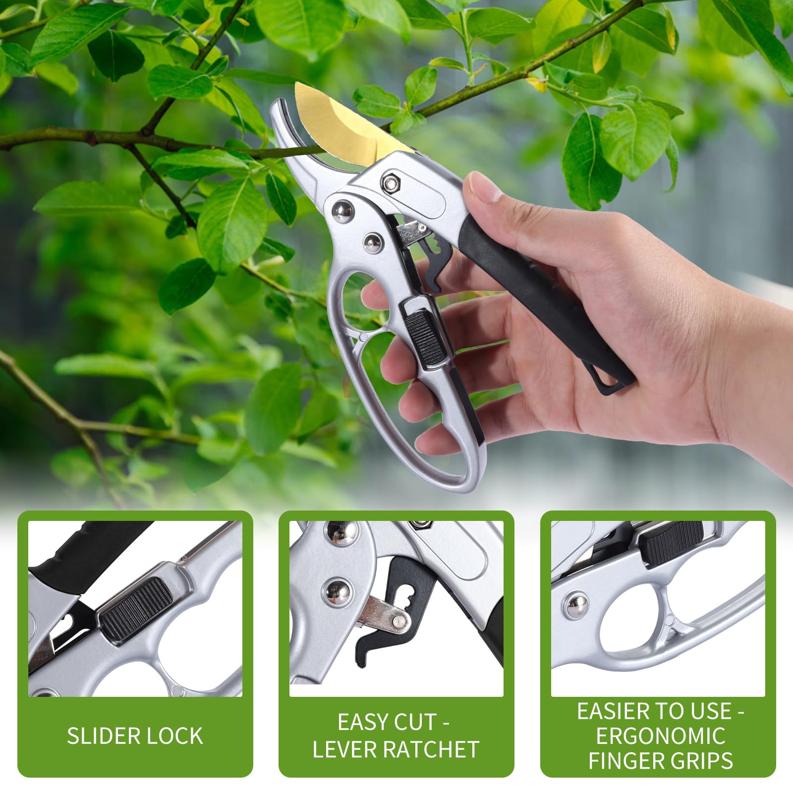 German Steel Pruning Shears