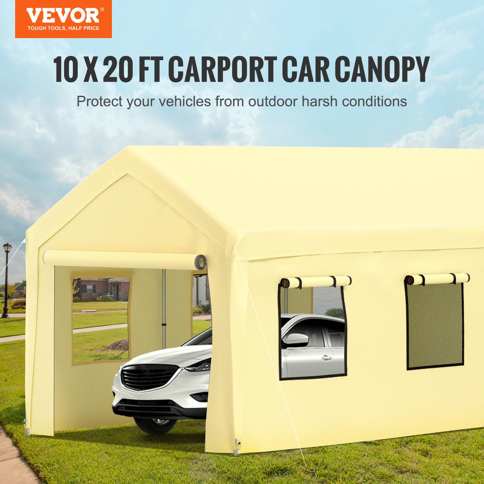 10x20 Ft VEVOR Heavy-Duty Carport