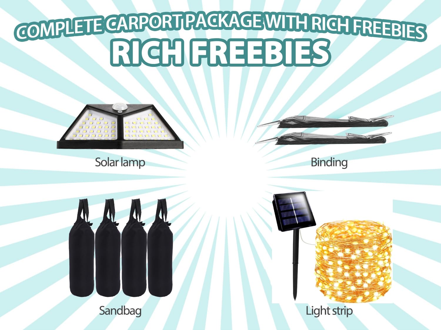 20x20 Ft 2-Car Heavy-Duty Carport