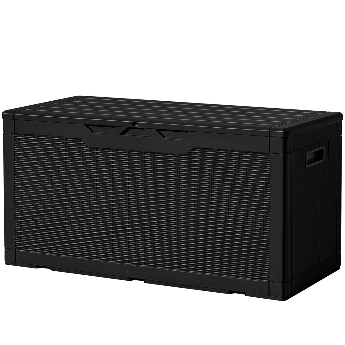 Devoko 30-Gallon Resin Deck Storage Box, Black
