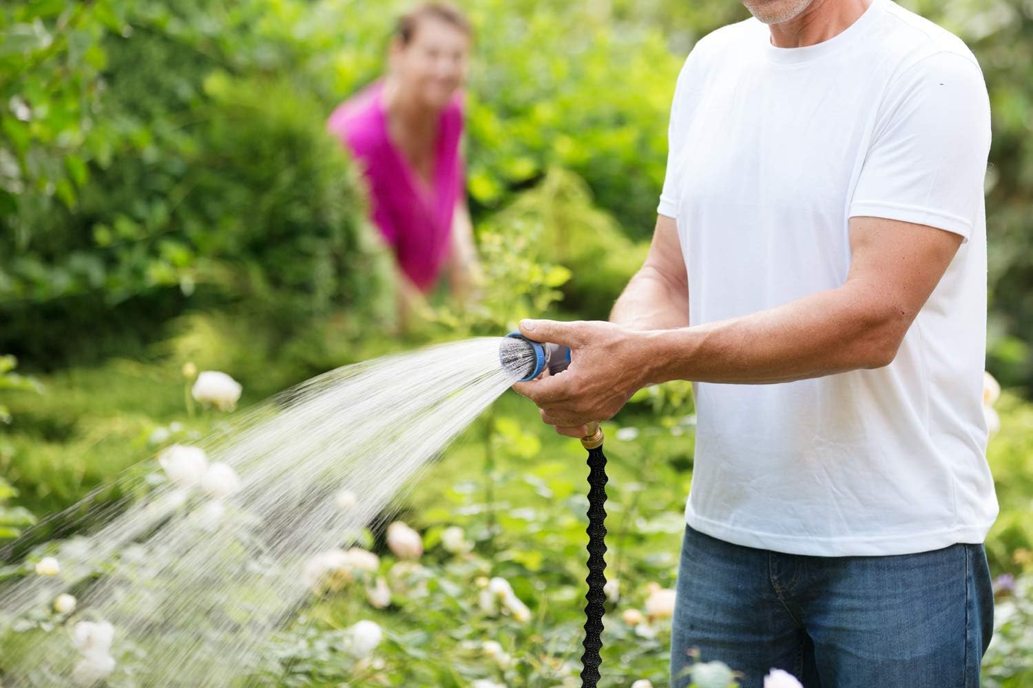 "INNAV8 Hose Nozzle – 10 Patterns, Easy Thumb Control"