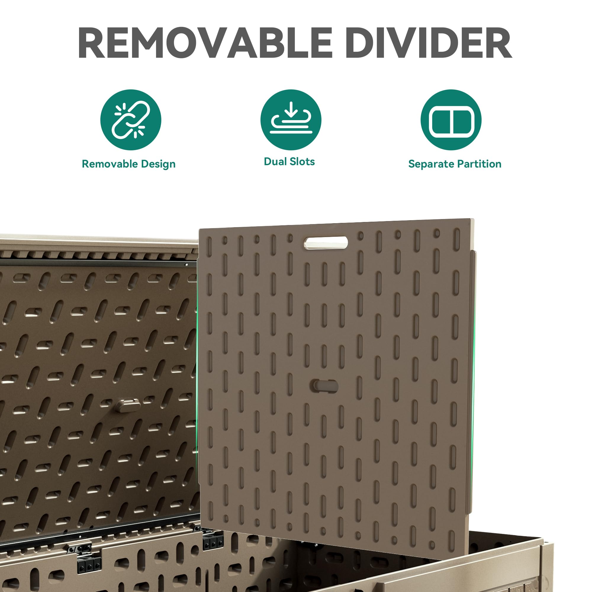 YITAHOME 260-Gallon Double-Wall Deck Box