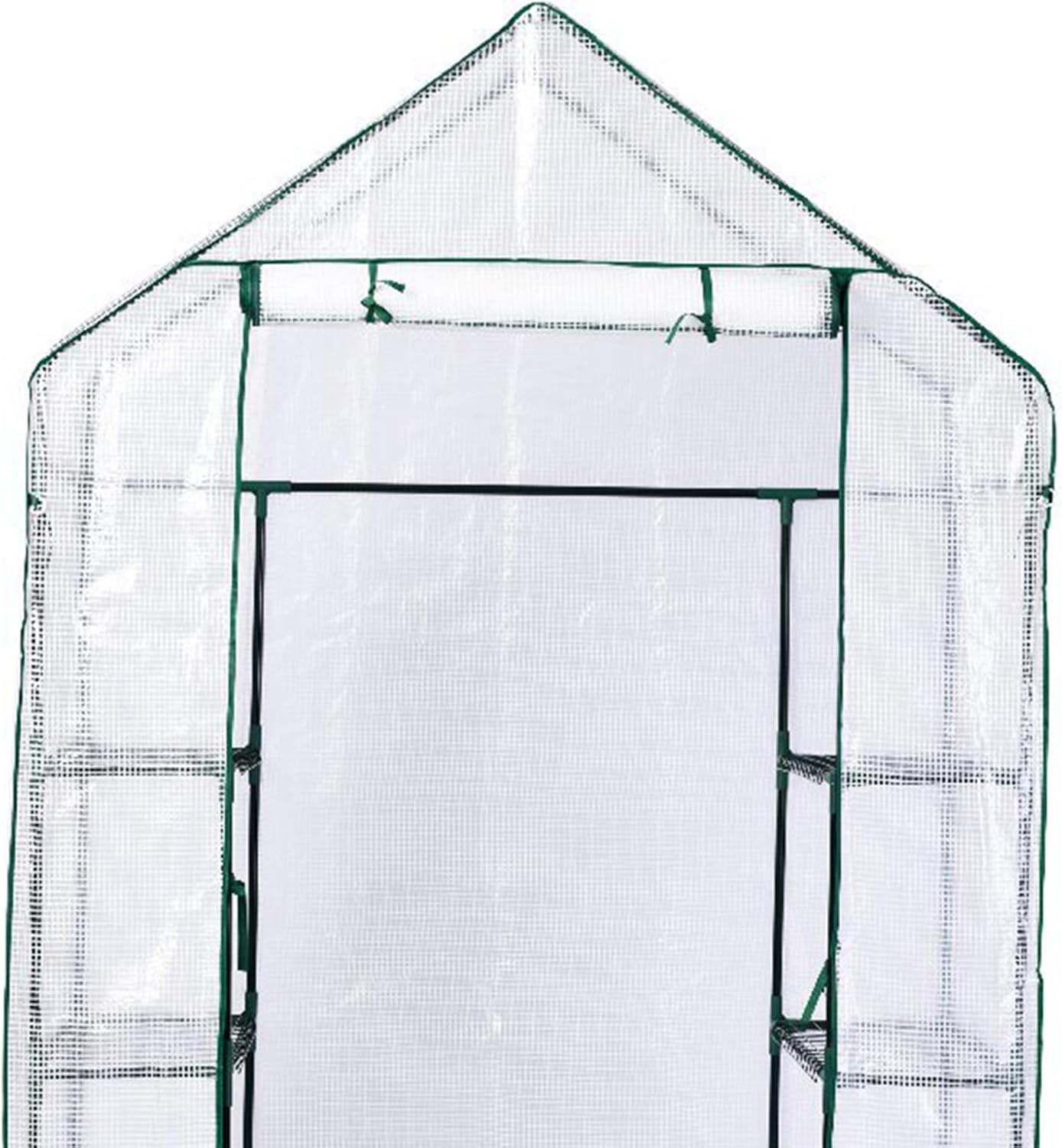 Walk-in Portable Greenhouse with Shelves